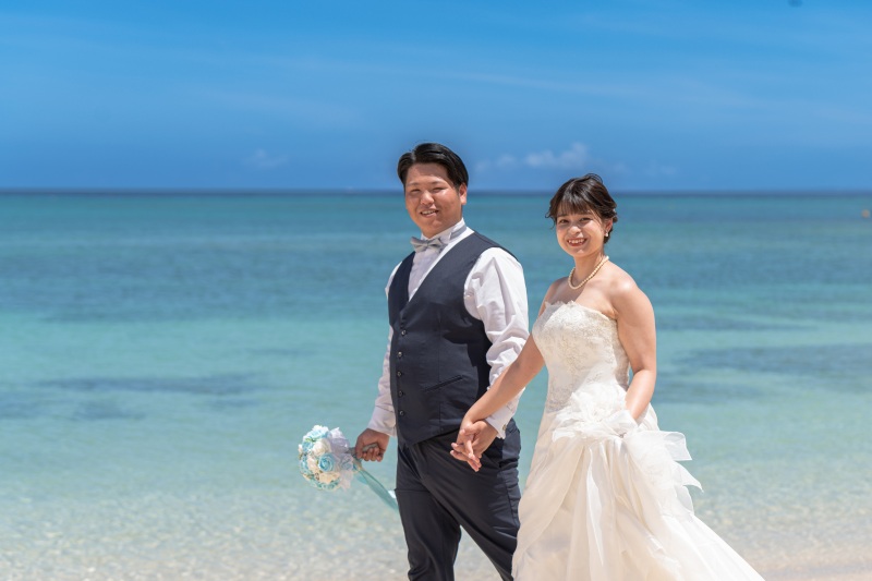 恩納村でのビーチフォト