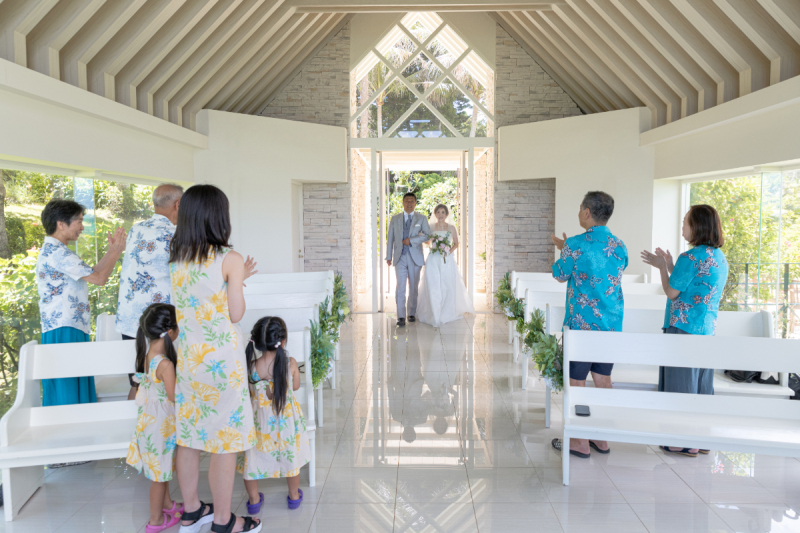 祝福のウエディングフォトだワンッ