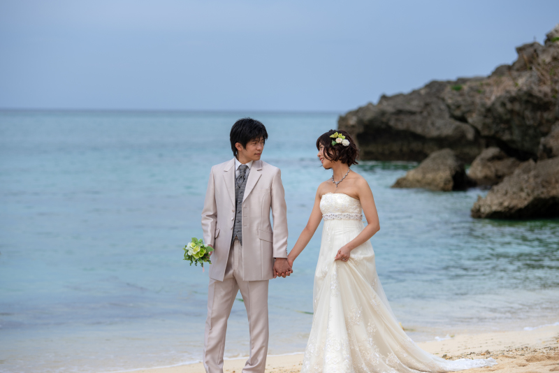 ビーチのお散歩