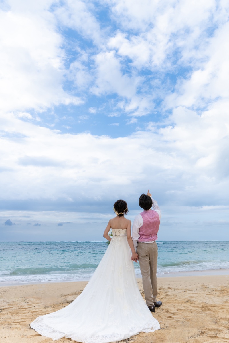 うっすらと青空