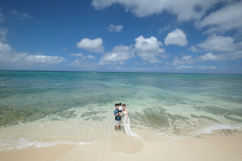 美しい海で