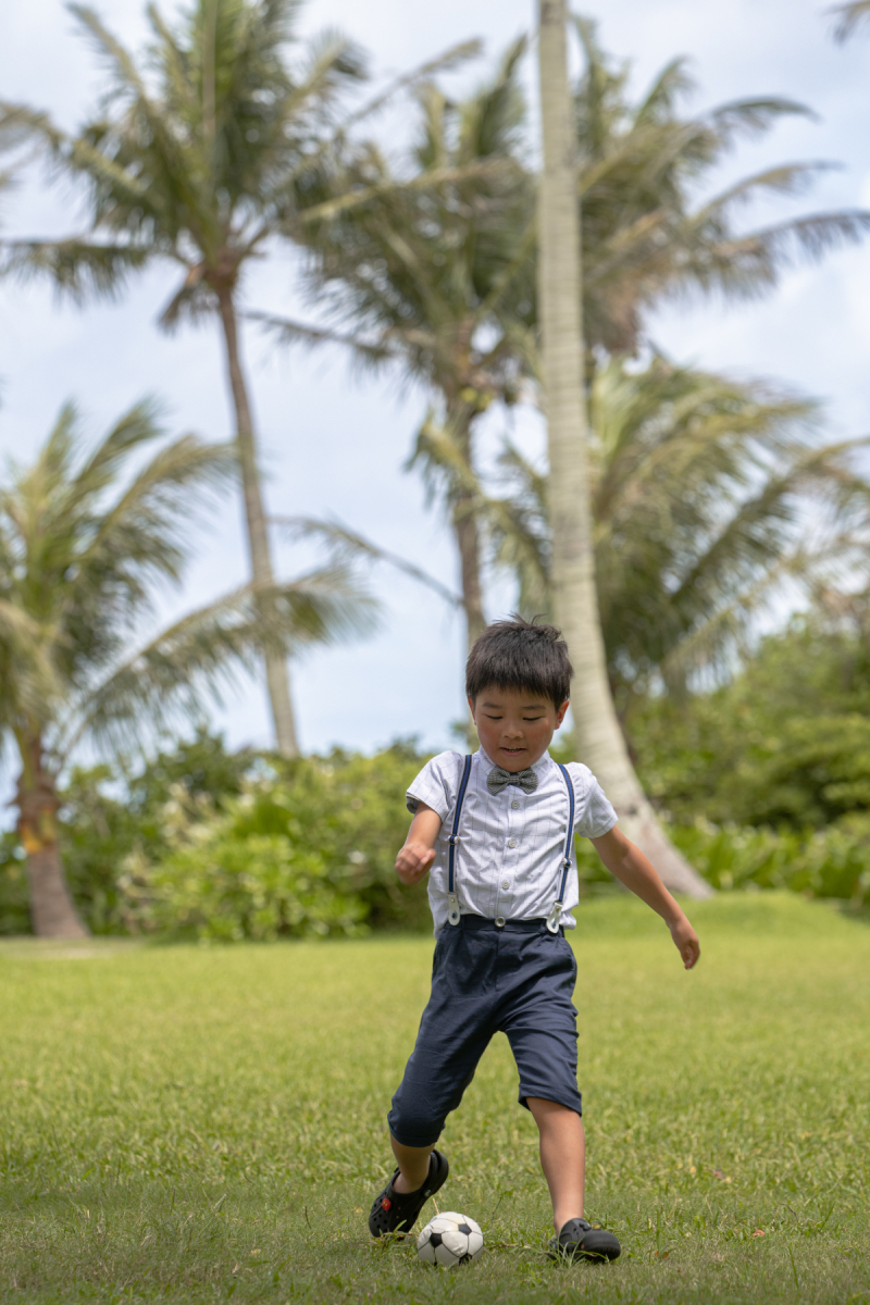 芝生も広がるワンッ