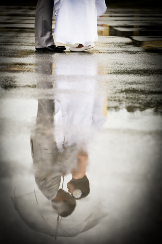 雨上がりのロマンティック撮影