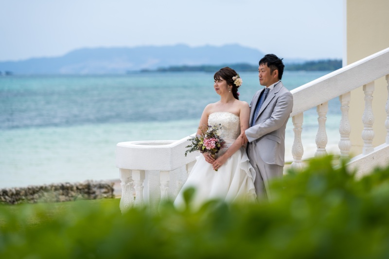 チャペルの白い階段