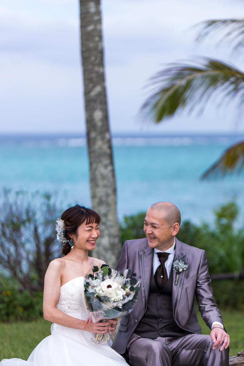 幸せそうな笑顔