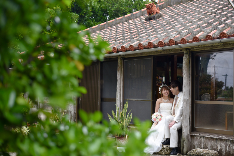 沖縄らしい古民家で