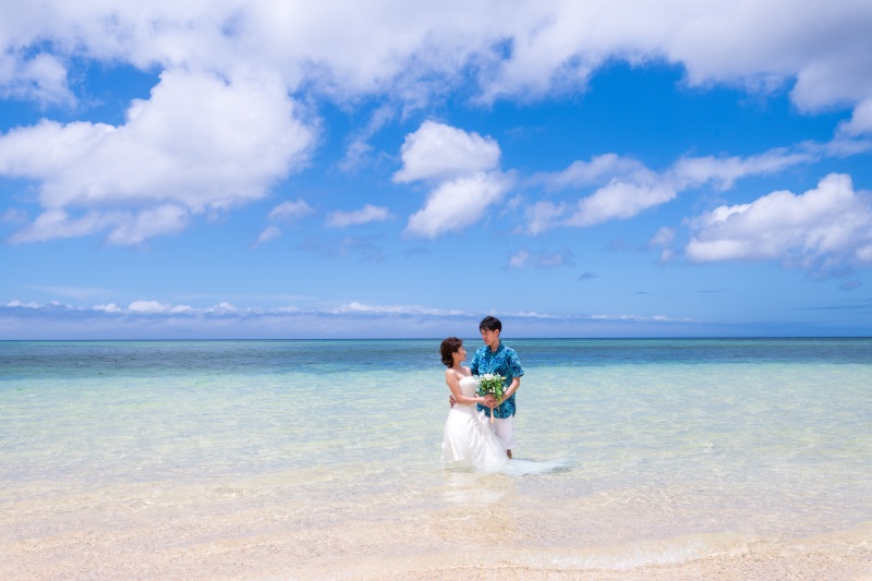 ブルーとエメラルドグリーンの世界