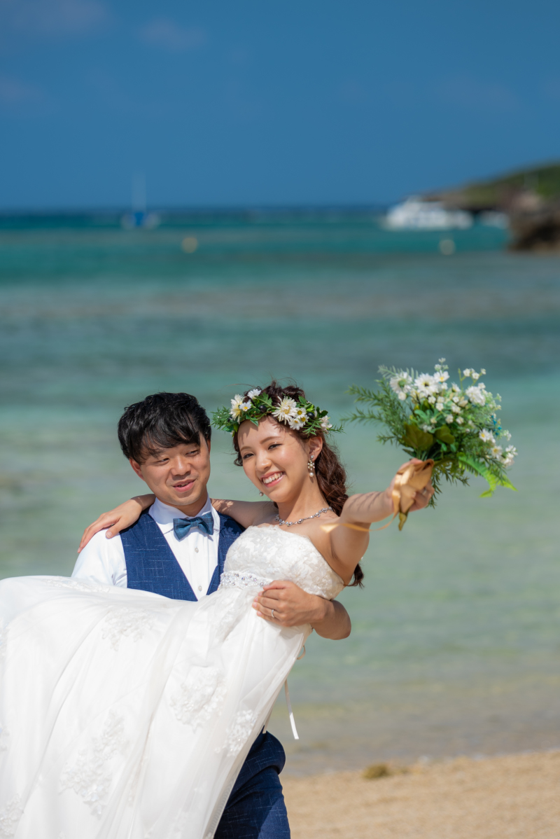 祝福のお姫様だっこ