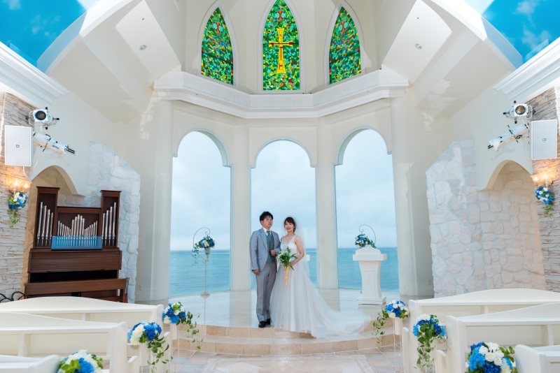 チャペルでフォーマルショット