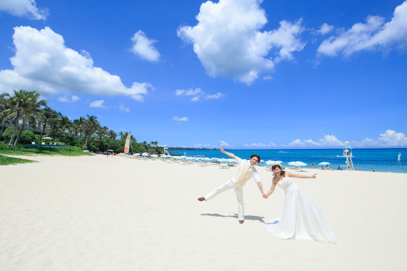 ムーンビーチを象徴する砂浜で