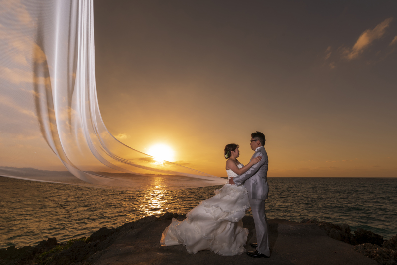 サンセットとベール