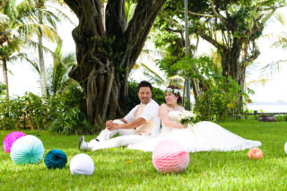 撮影スポット豊富なムーンビーチ