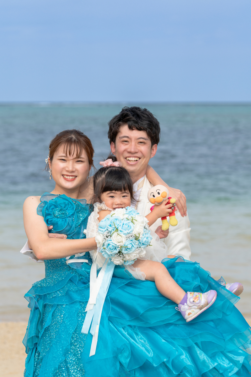 お子様も一緒のファミリーフォト