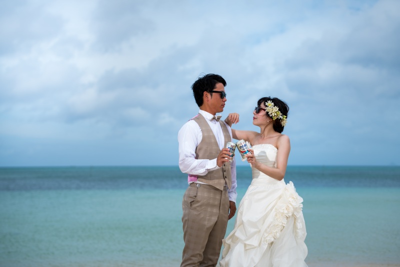 リゾート気分で