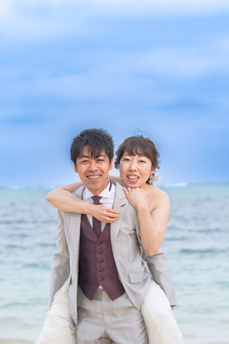 明るい撮影シーンは、おふたりだけで