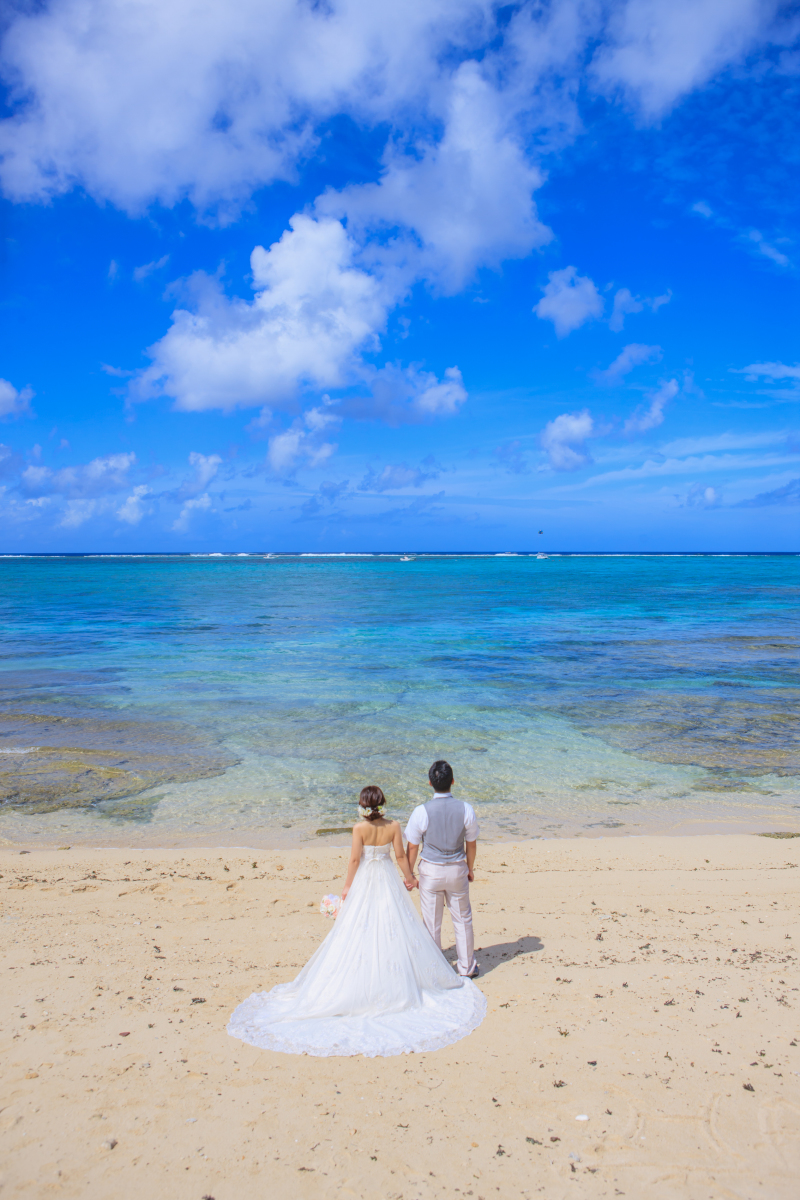 見渡すかぎりのエメラルドグリーン