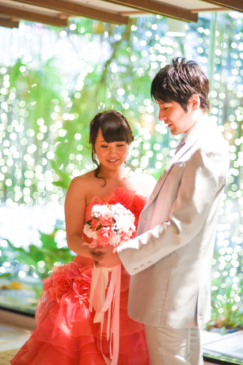 館内でロマンティックな１枚