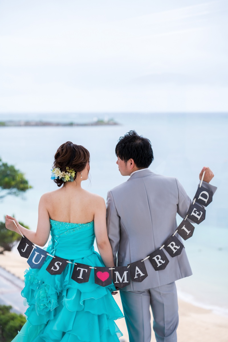 ビーチフォト風に