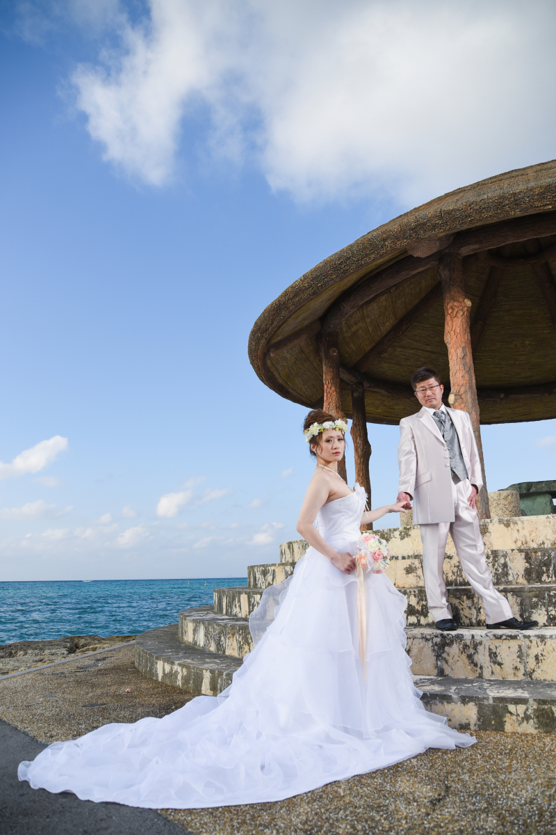 決めのショットも