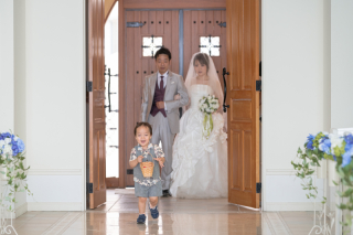 【コーディネーター撮影レポート】お子様も一緒に結婚式のような撮影を