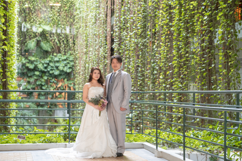 お二人だけでも撮影するワンッ