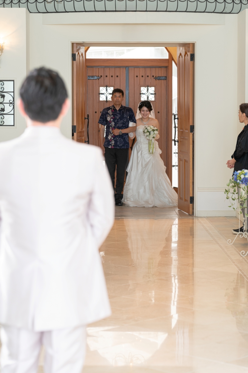 家族も参加のチャペルフォト