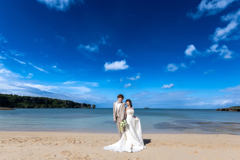 恩納村でのビーチフォト