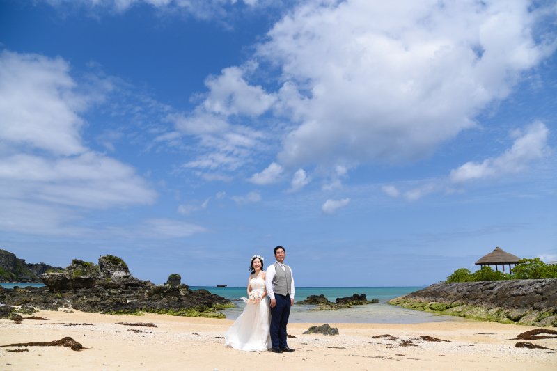 絶景にたたずむおふたり