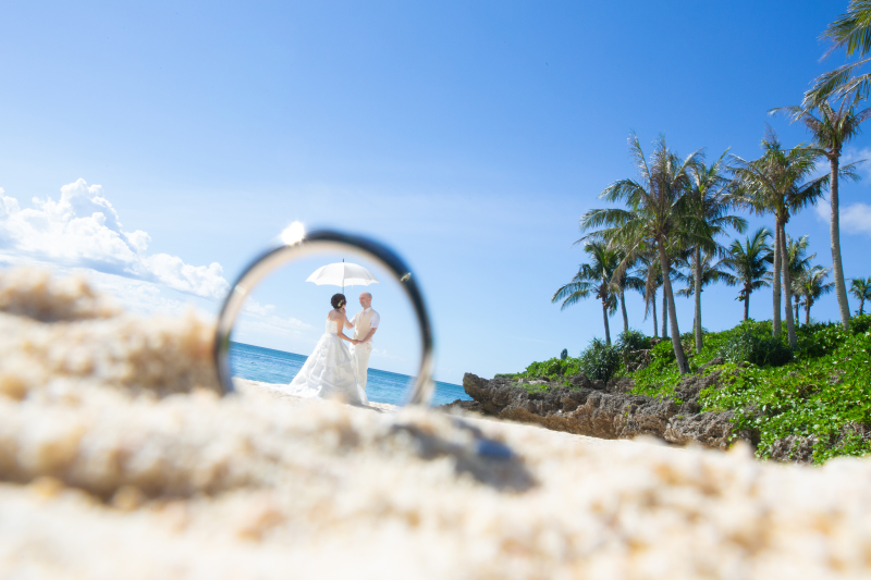 リングもキラキラ