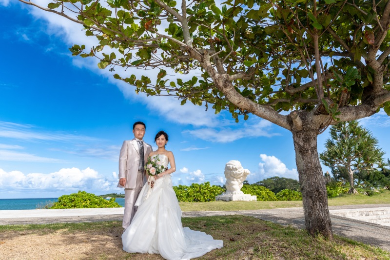 恩納村でのビーチフォト