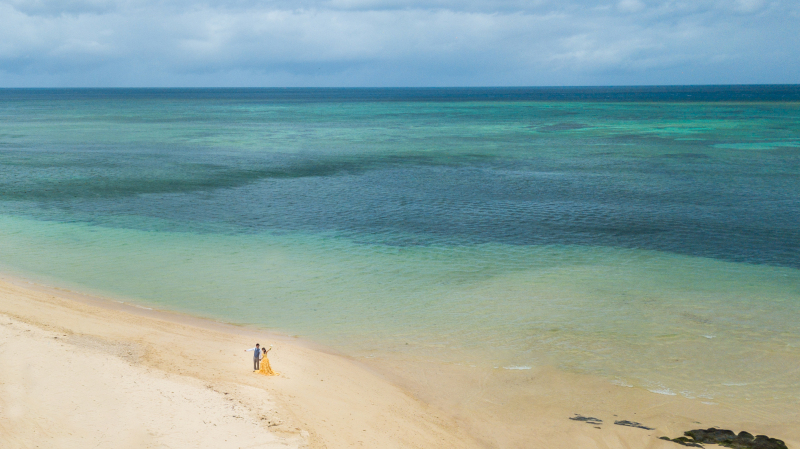 ドレスチェンジとチャペル＆ドローン撮影