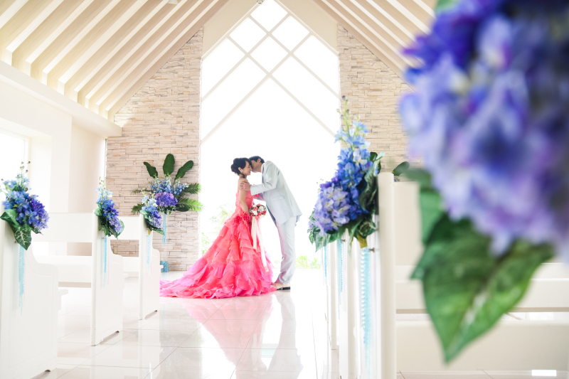 チャペルでのセレモニーシーン