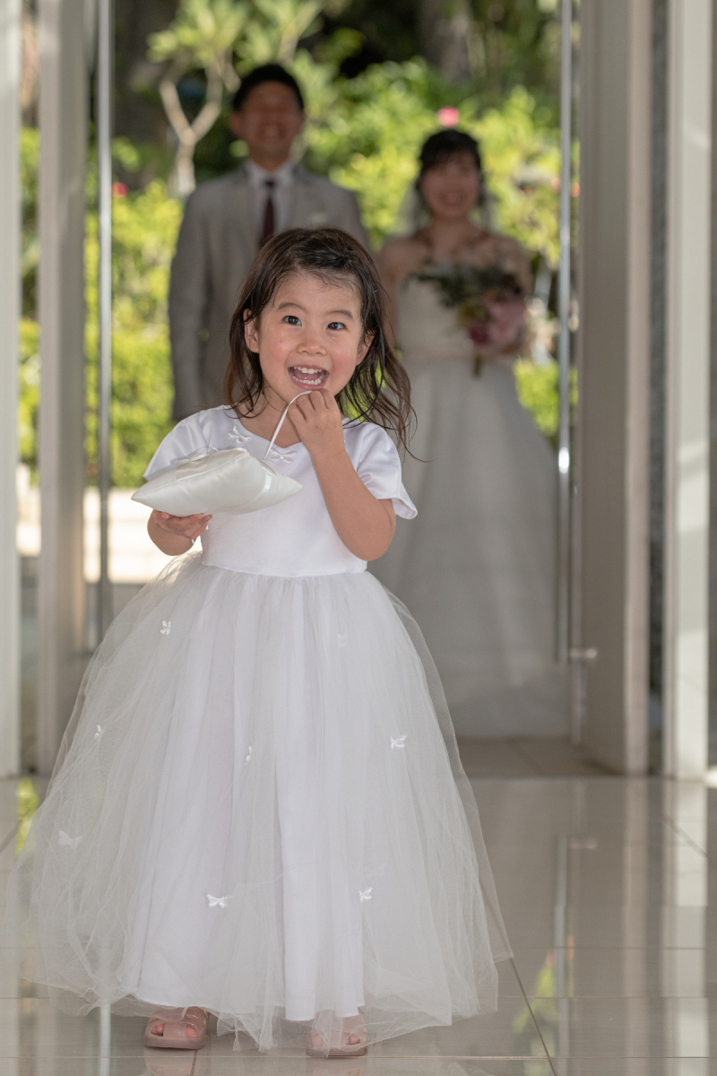 挙式も一緒に参加だワンッ