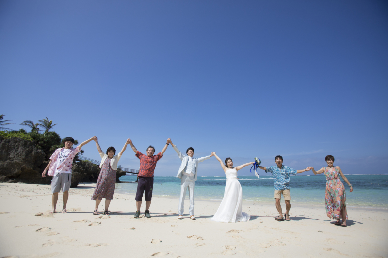 みんなでビーチフォト