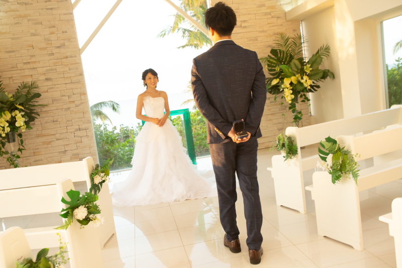 チャペルでプロポーズ