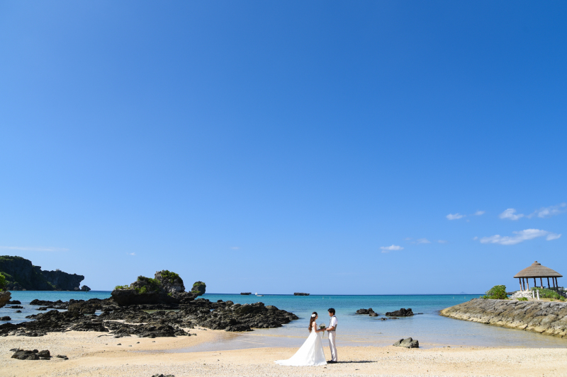 おんなそんの青の世界に包まれて