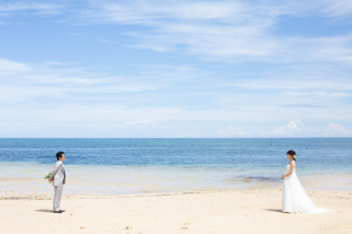 ロマンティックなリゾートフォト