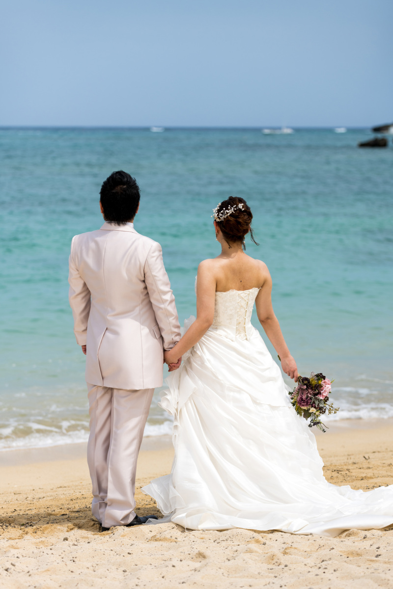 エメラルドグリーンの海