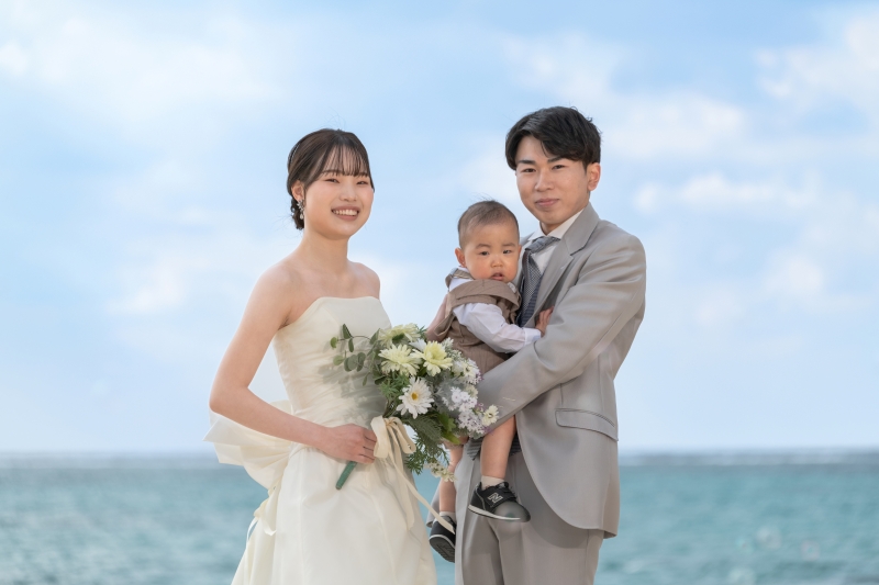 家族３人での撮影