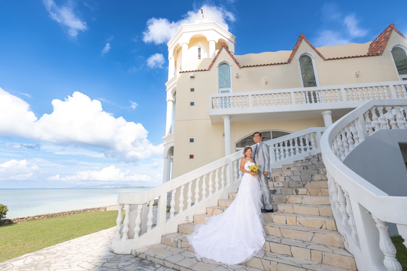 チャペルへ続く大階段