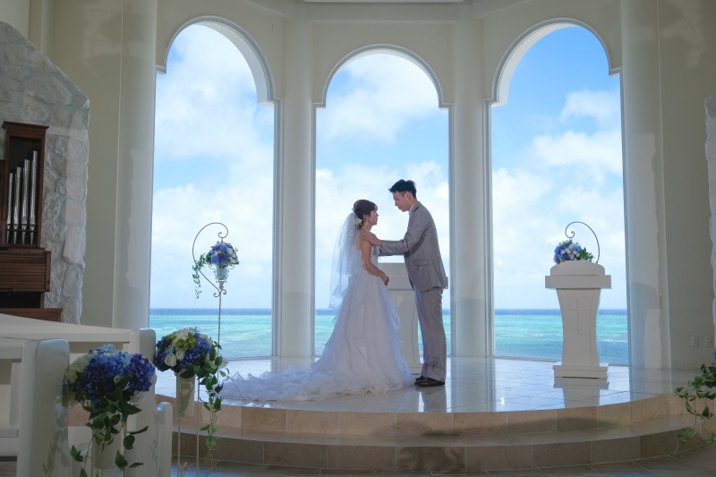 チャペルのセレモニーシーン