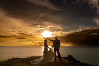 【コーディネーター撮影レポート】優雅にチャペルとサンセットフォト