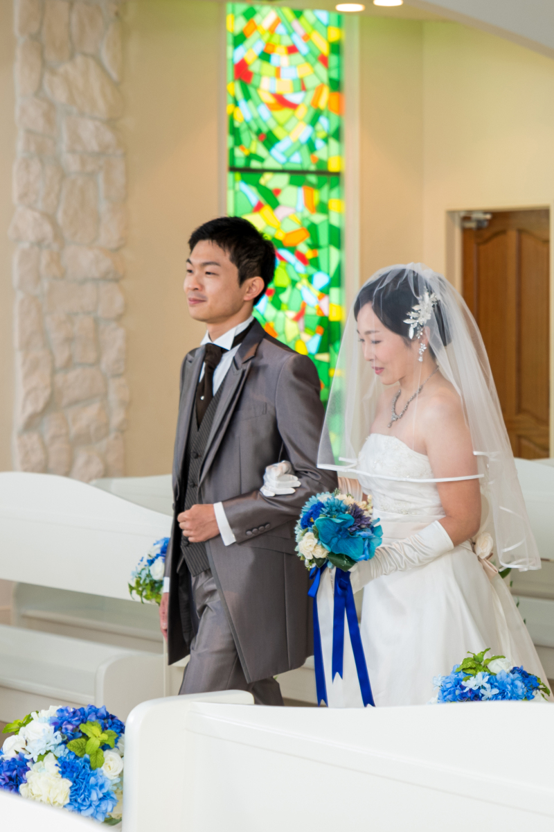 グリーンのステンドグラス