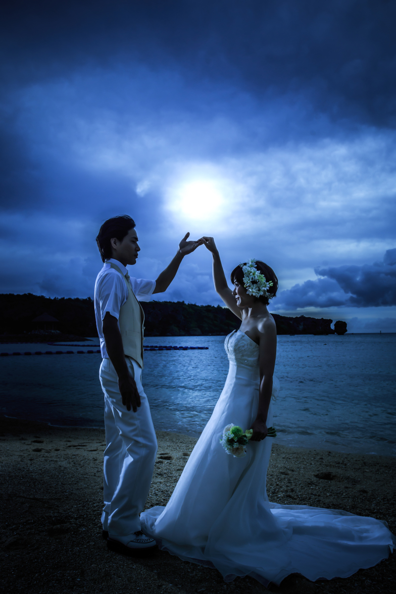 まるでロマンチックなナイト撮影