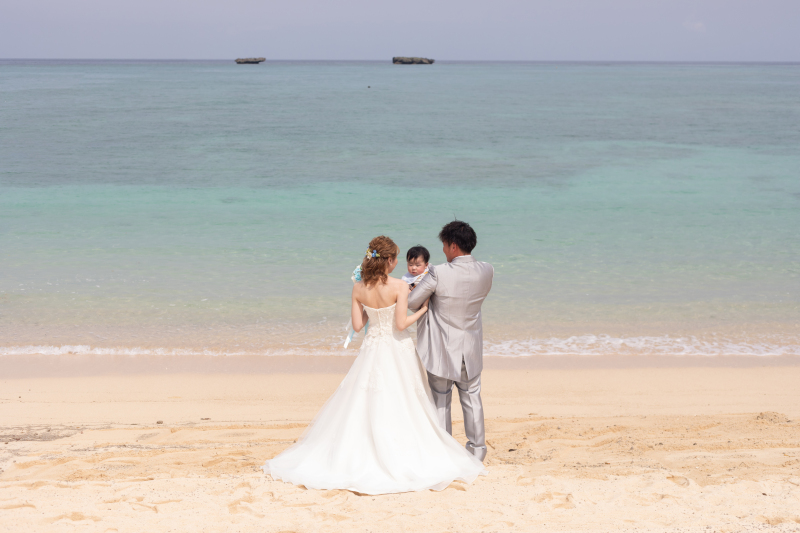 初めてのビーチ