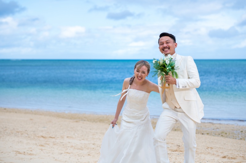 ビーチでダッシュ！