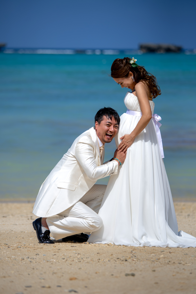 明るくマタニティフォト