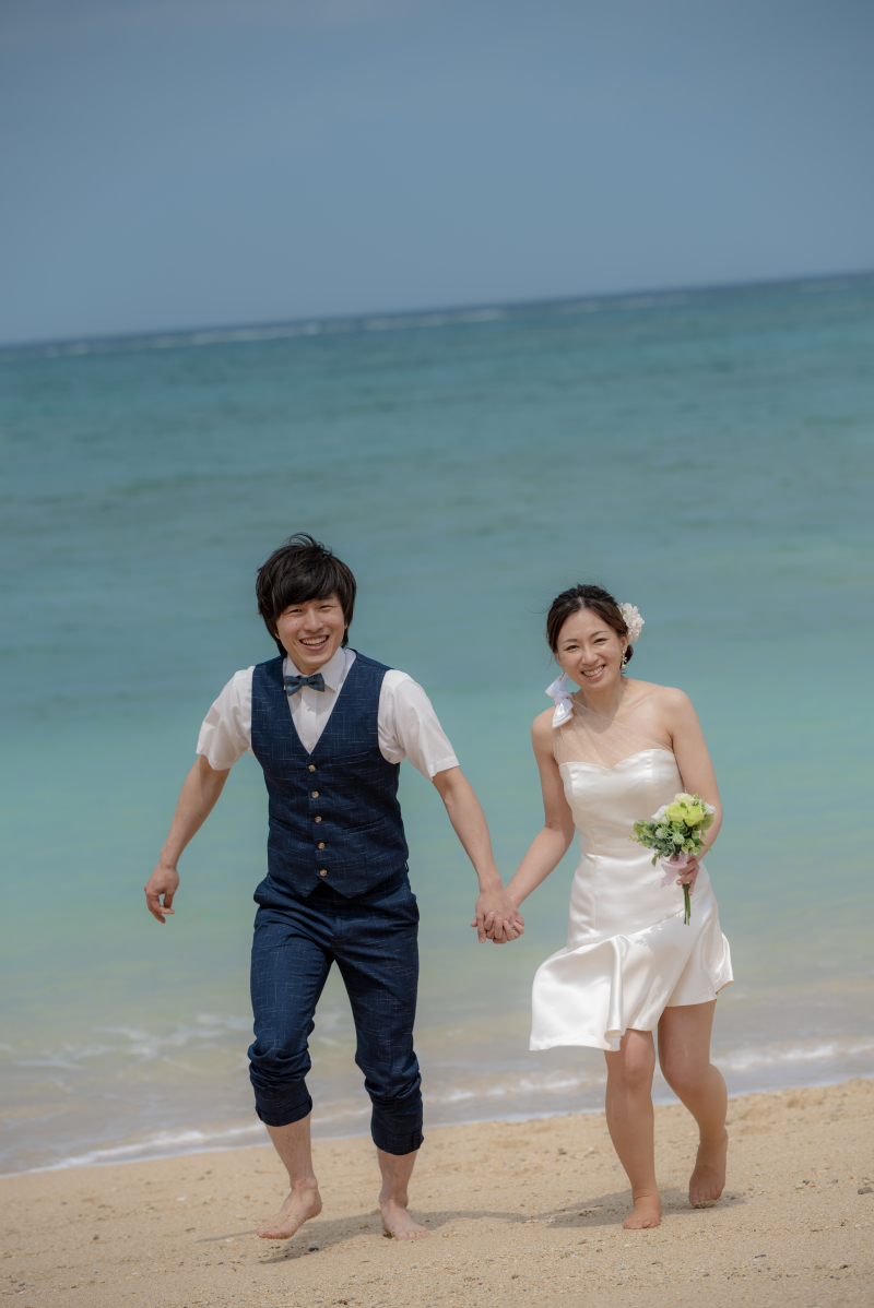 彼と沖縄感一杯に