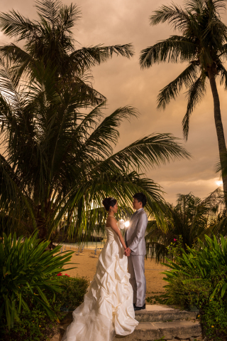 オレンジに染まる時