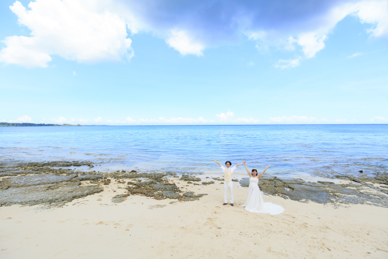 最後は誰もいないビーチで